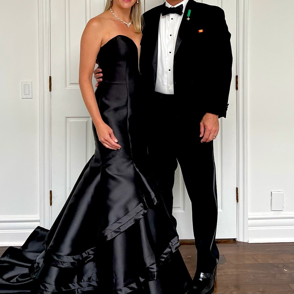 Jovani 37099 formal strapless ball gown